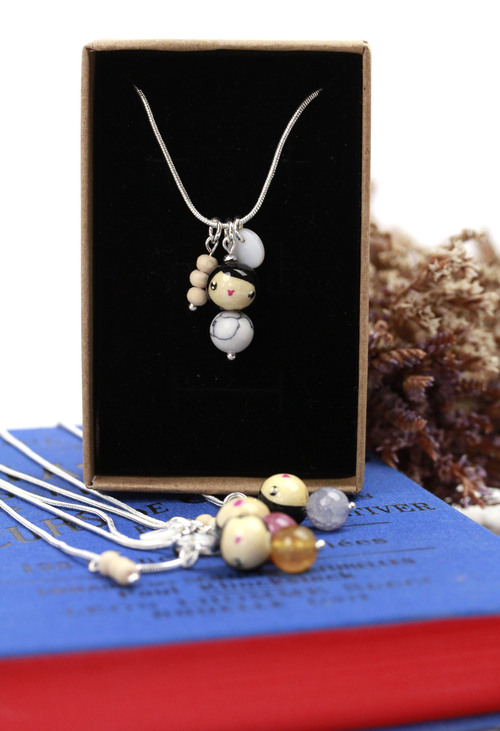 (image pour) Collier Hisaé Miel